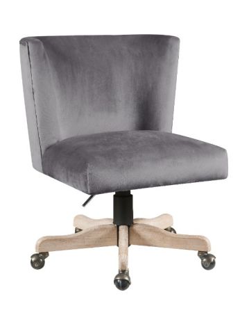 ACME Cliasca Office Chair Gray Velvet