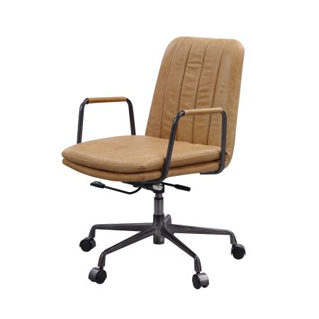 ACME Eclarn Office Chair Rum Top Grain Leather