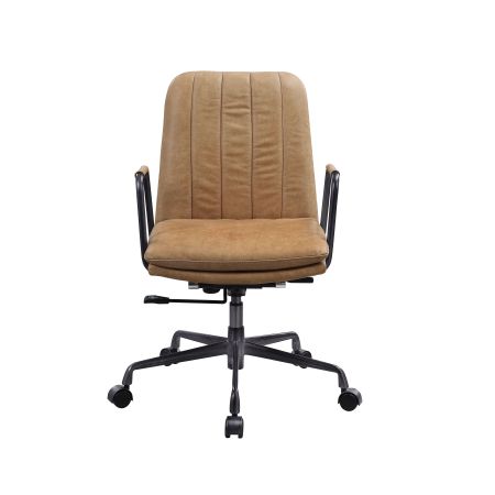 ACME Eclarn Office Chair Rum Top Grain Leather