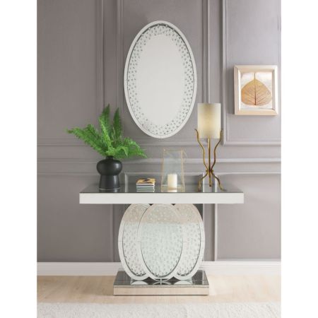 ACME Nysa Accent Decor Mirrored & Faux Crystals