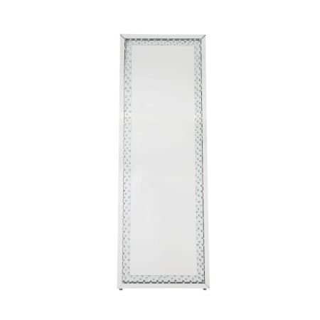 Nysa Floor Mirror 97025 Mirrored By Acme Furniture