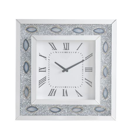 Sonia Accent Clock 97047 Mirrored By Acme Furniture