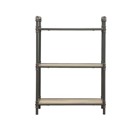 ACME Itzel Bookshelf Antique Oak & Sandy Gray Finish