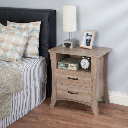 ACME Colt Accent Table Rustic Natural Finish