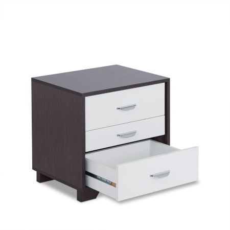 ACME Eloy Accent Table White & Black Finish