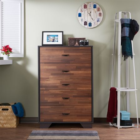 ACME Eloy Chest Walnut & Espresso Finish