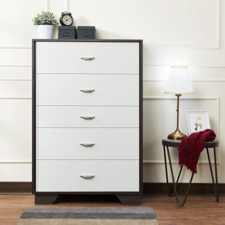 ACME Eloy Chest White & Espresso Finish