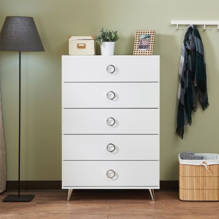 ACME Elms Chest White Finish