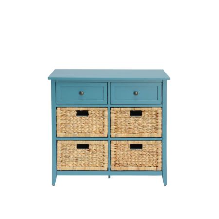 ACME Flavius Console Cabinet Teal Finish