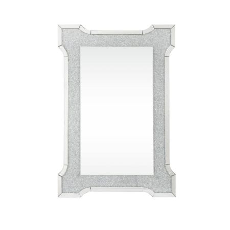 ACME Noralie Accent Mirror Mirrored & Faux Diamonds