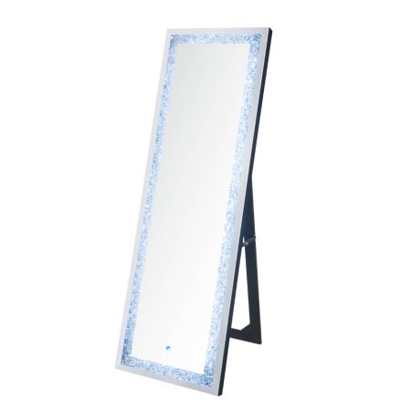 Noralie Floor Mirror 97713 Mirrored By Acme Furniture