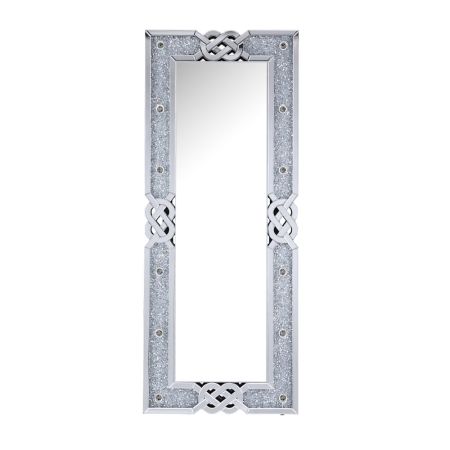 Noralie Floor Mirror 97758 Mirrored By Acme Furniture