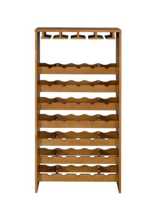 ACME Hanzi Wine Rack Oak Finish