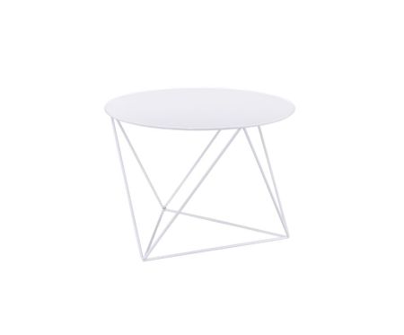 ACME Epidia Accent Table White Finish