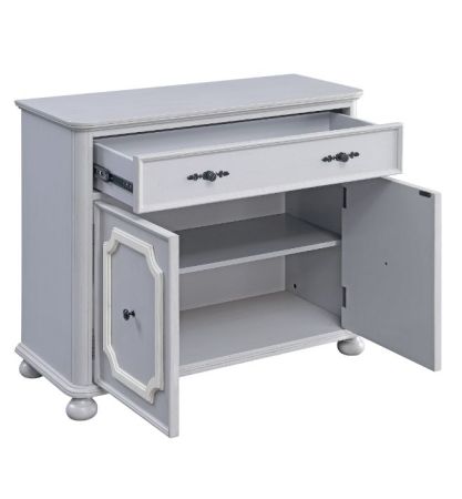 ACME Enyin Cabinet Gray Finish