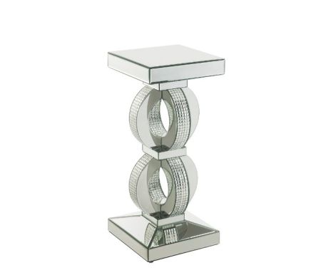 ACME Ornat Accent Table Faux Square Diamonds