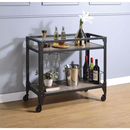 Jorgensen Server 98355 Oak By Acme Furniture