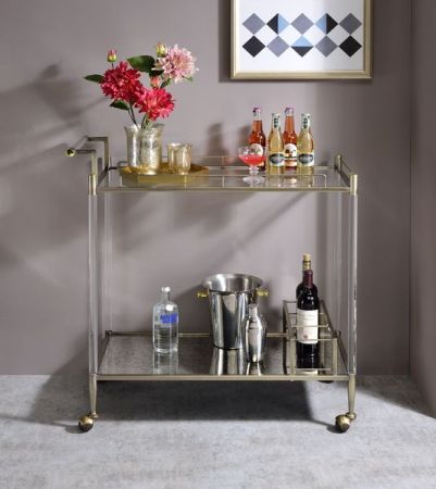 Cirro Server AC00160 Brass By Acme Furniture