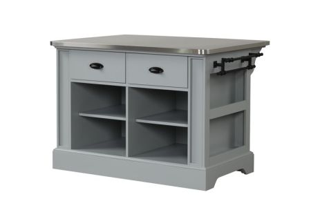 Urrur Kitchen Cabinet AC00187 Gray By Acme Furniture