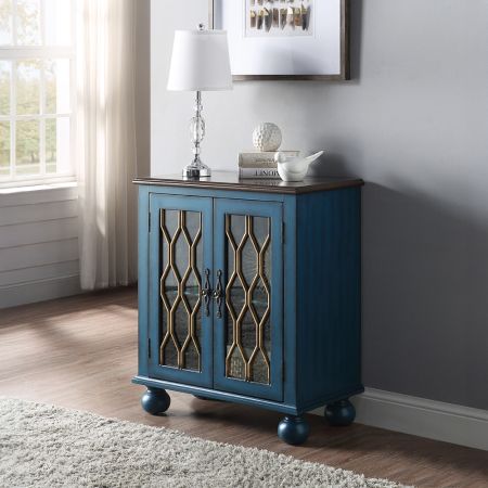 Lassie Console Cabinet AC00195 Blue By Acme Furniture