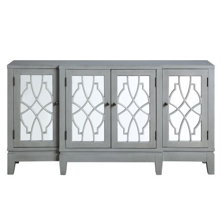 Magdi Console Cabinet AC00196 Gray By Acme Furniture