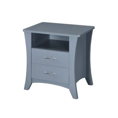 ACME Colt Accent Table Gray Finish