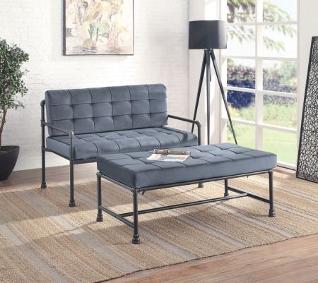 Brantley Accent Bench AC00428 Gray By Acme Furniture