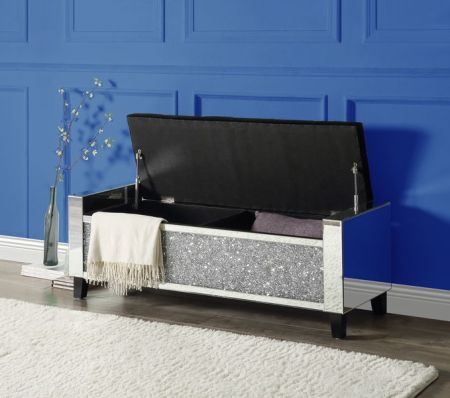 Noralie Accent Bench AC00534 Mirrored By Acme Furniture