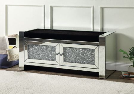 Noralie Accent Bench AC00540 Mirrored By Acme Furniture