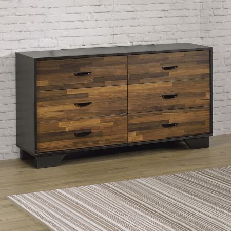 ACME Eos Dresser Walnut & Black Finish