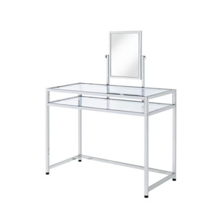 ACME Coleen Vanity Set Chrome Finish