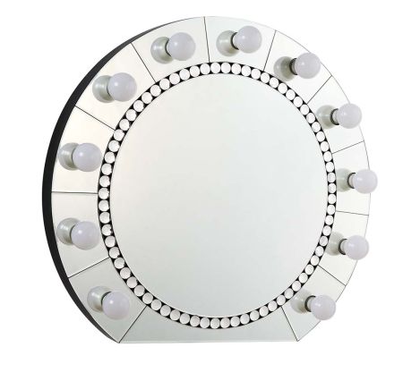 ACME Farai Accent Mirror Mirrored & Faux Crystal Diamonds