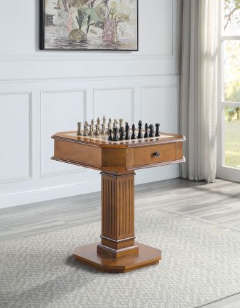 ACME Galini Game Table Walnut Finish