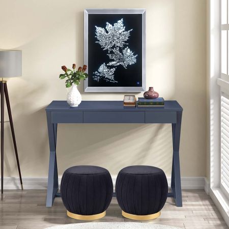 ACME Nalo Console Table (Same Of00174) Charcoal Finish