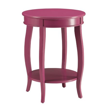 ACME Aberta Accent Table Purple Finish