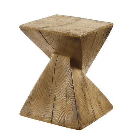 ACME Zahi Accent Table Oak Finish