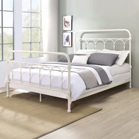 ACME Citron Full Bed White Finish