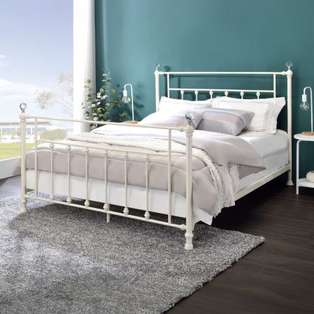 ACME Comet Queen Bed White Finish