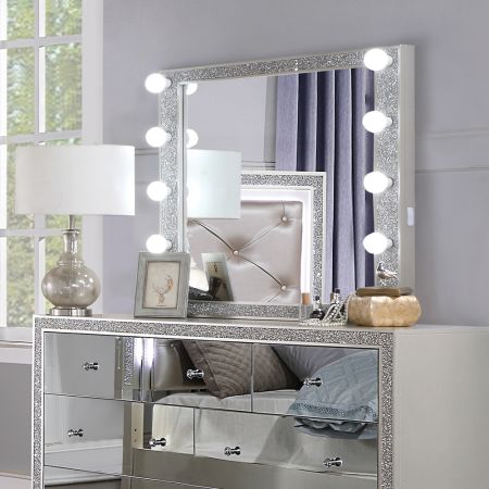 Sliverfluff Mirror BD00245 Champagne By Acme Furniture