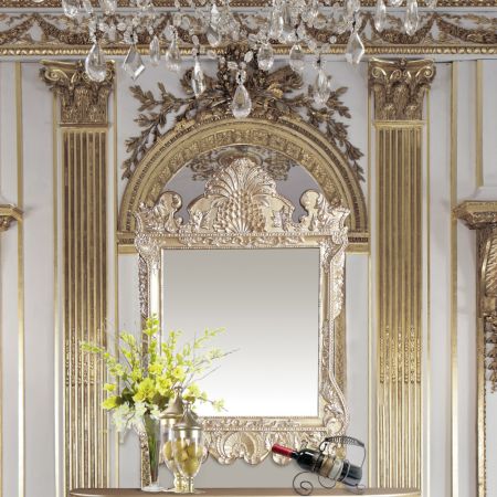 ACME Vatican Mirror Champagne Silver Finish