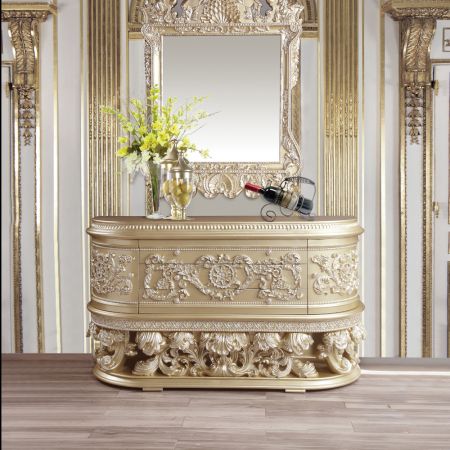 ACME Vatican Dresser Champagne Silver Finish