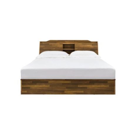 ACME Hestia Queen Bed W/Storage Walnut Finish