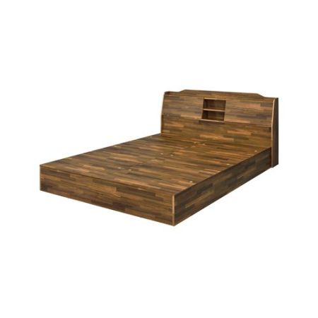 ACME Hestia Queen Bed W/Storage Walnut Finish