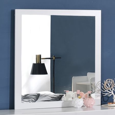 ACME Perse Mirror White Finish