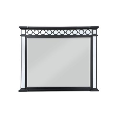 Varian II Mirror BD00586 Black By Acme Furniture