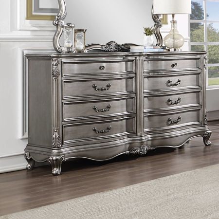 ACME Ariadne Dresser Antique Platinum Finish