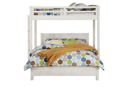 ACME Celerina Queeen Bed Weathered White Finish