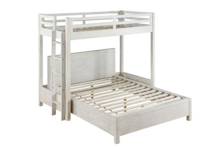 ACME Celerina Queeen Bed Weathered White Finish