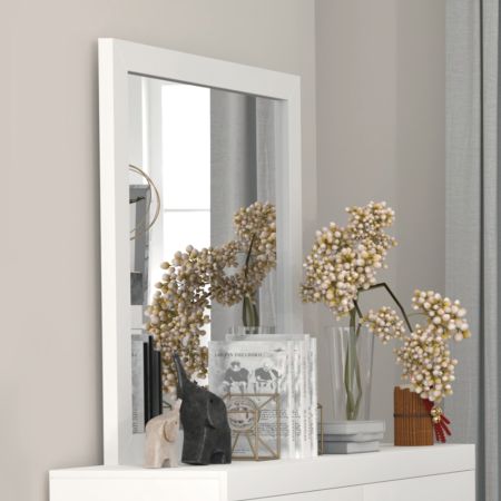 ACME Casilda Mirror White Finish