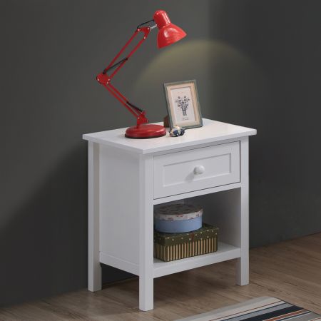 ACME Lolanda Nightstand White Finish